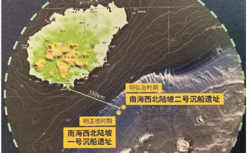 南海博弈新趣事（南海博物馆的路线图）