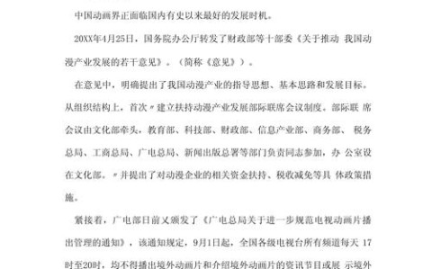 动漫产业创新（关于动漫的创新创业计划书）