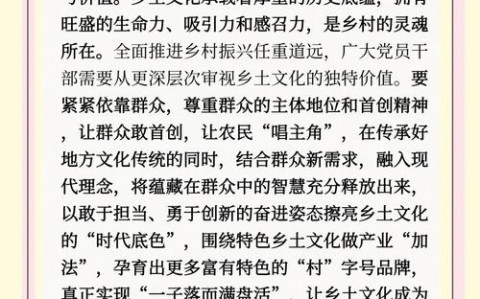 村BA文化复兴（村文化振兴方面）