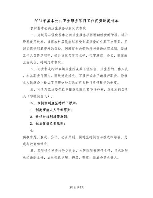2025年问责机制细化（问责制模式）